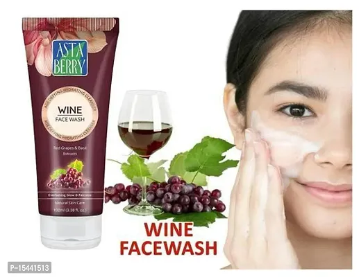 Asta Berry Wine Face Wash Pack of 1-thumb2