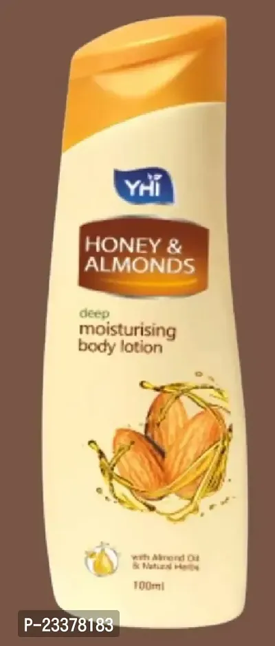 YHI HoneyAlmond Body Lotion For winter care soft Skin 100ml-thumb0