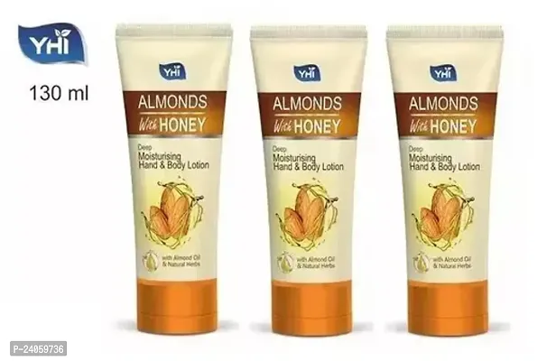 Yhi Almond Body Lotion 130ml (PACK OF 3)-thumb0
