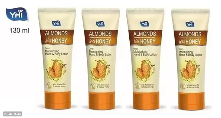 Yhi Almond Body Lotion 130ml (PACK OF 4)-thumb0