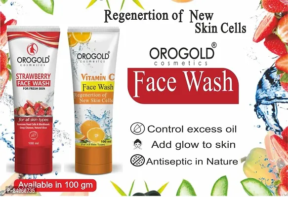 face wash strawberry and vitamin C 100m Pack of 2-thumb0