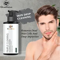 Glowminus Pimple Clearing And Oil Free Skin Face Wash For Men (100 Ml) Papaya Face Wash, Radiant Glowing. Moisturizing, Brightening, Anti Ageing, Pore Cleansing (Net. Quantity 100 Ml)-thumb1