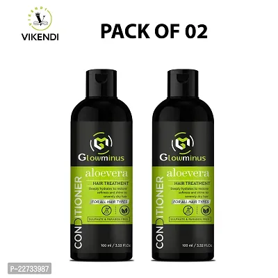 Classic Aelovera Hair Conditioner Suitable For All Hair Type Sulphate and Paraben Free (100 Ml) Pack Of 02