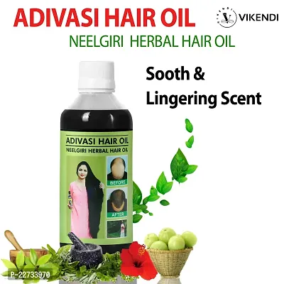 Classic Aadivasi Neelgiri Hair Oil For Long/Shiny andSilky Hair (125 Ml) Pack Of 01-thumb0