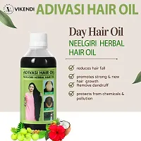 Classic Aadivasi Neelgiri Hair Oil For Long/Shiny andSilky Hair (125 Ml) Pack Of 01-thumb2