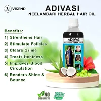 Aadivasi Neelambari Oilanic 100 % Pure and Naturals Adivasi Jeeva Sanjivani Herbal Hair Oil Strengthening and Volumised Hair (125 Ml) Pack Of 01-thumb2