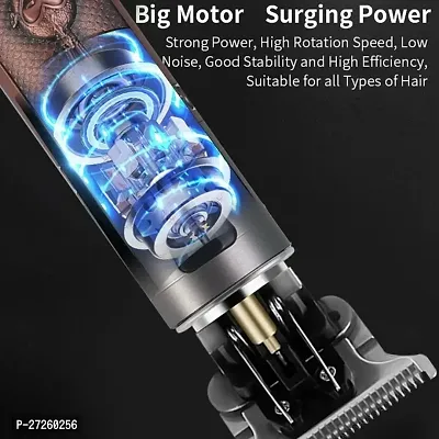 Golden Colour Beard and Hair Trimmer Vintage T9 TRIMMER , Plastic Body trimmer-thumb2