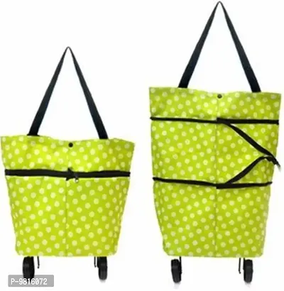 Trendy Foldable Storage Multifunction Shopping Bag Cart Tug Trolley Case Wheels Reusable Grocery Bag-thumb0