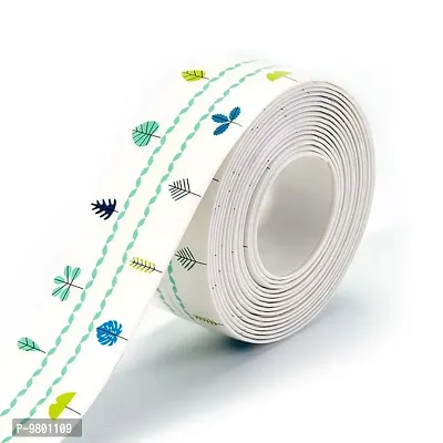 Self Adhesive Caulk Tape for Sink Toilet  Bathroom Wall Edge Caulk Strip Sealing Tape for Bathtub  Pack of 1  Multicolor