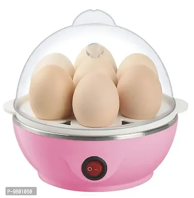 Multi Function Electric SingleLayer Egg Boiler Cooker  Steamer Egg Boiler Protable Boiler  Pack of 1  Multicolor-thumb0