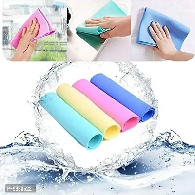 Designer Towel for All Purpose Cleaning Magic Towel Super Absorbent Microfiber- 4 Pieces