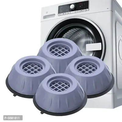Anti Vibration Pads for Washing Machine and Dryer Shock  Noise Reducing and Anti Slip  Set of 4  Grey