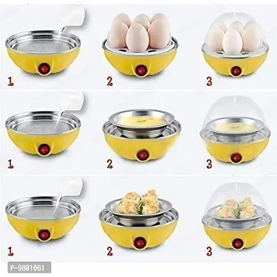 Automatic Power-Off  Shock Proof for Steaming  Cooking and Boiling Egg Cooker-thumb3