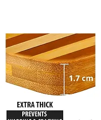 Reversible  Multipurpose Wood Chopping Board Chopping Board for Vegetable Fruits  Pack of 1  Brown-thumb1