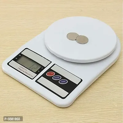 Digital kitchen Weighting Machine Electric Weight Scale Multipurpose With Backlight LCD Display For Measuring  pack of 1-thumb0