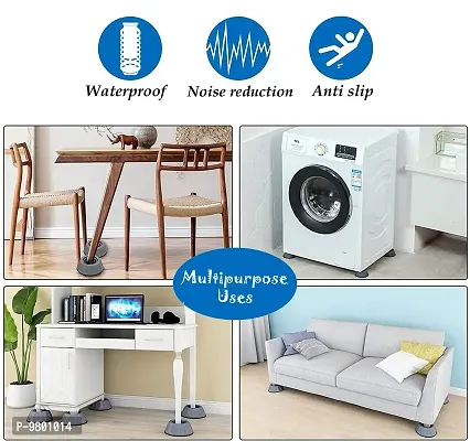 Washer Dryer Anti Vibration Pads with Suction Cup Feet Shock Absorber Furniture-thumb3