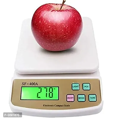 Weighing scale for Home Kitchen Food Spice Measuring Machine Multipurpose Portable Weighing Scale  Pack of 1  White