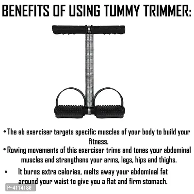 Tummy Trimmer/Waist Trimmer/Single Spring Multipurpose Fitness Equipment for Men and Women(Pack of 1)-thumb5