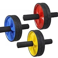 Abdominal Double Wheel Ab Roller Gym For Exercise Fitness Equipment Workout Ab Exerciser  (Color may vary)(Pack of 1)-thumb4
