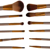 Synthetic Foundation,Mineral Powder Makeup Brushes Kit with Storage Box - Set of 12-thumb3