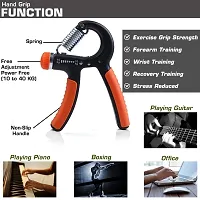 Adjustable 10kg-40kg Hand Grip Exercise  Fitness Grip with Anti Slip Handle Hand Grip/Fitness Grip  (Color may vary)-thumb2