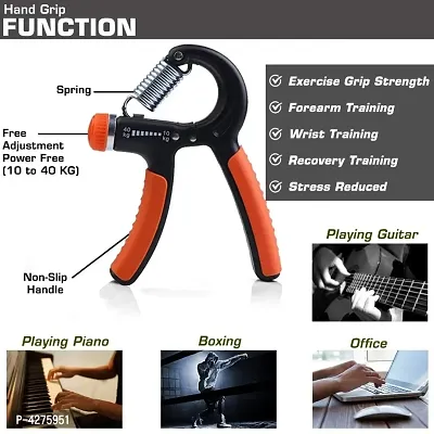 Hand Gripper For Best Hand Exerciser Grip Adjustable 10kg to 40kg Hand Grip/Fitness Grip  (Color may vary)-thumb3
