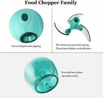 Manual Chopper, Compact  Powerful Hand Held Vegetable Chopper/Blender to Chop Fruits and Vegetable (Pack of 1)-thumb2