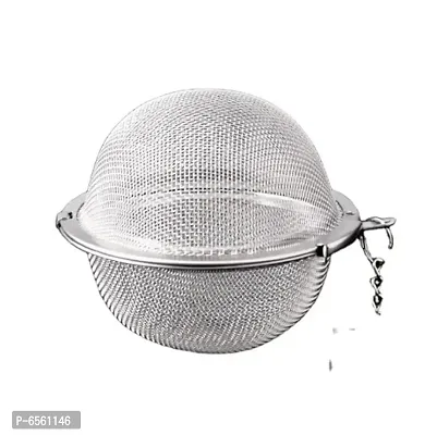 Stainless Steel Tea Ball Strainer Mesh Infuser Filter Reusable Spice Filter Ball Herbs Infuser With Extended Chain Hook For Loose Leaf Tea And Spices Seas-thumb3
