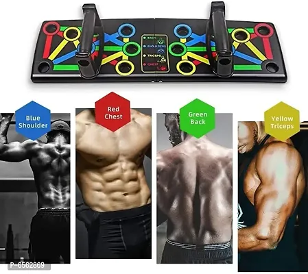 Push-up Board 9 In1 Foldable Push Up Rack Board Multifunction Rack Board Comprehensive Fitness Exercise Workout Push-up Stands Board Body Building Training Gym for Men and Women-thumb4
