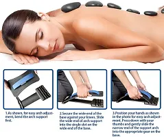 Magic Back Support Device Lower and Upper Muscle Pain Relief Multi-Level Lumbar Spine Stretching Massager for Bed amp; Chair amp; Car-thumb2