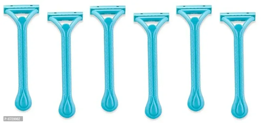 Soft Care Disposable Shaving Razor for Painless Hair Remover Body Hair Clean up Women and Men With Nourishing (6pcs)-thumb0