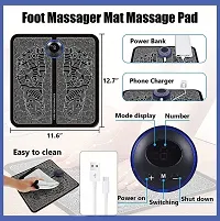 Foot Massager Pain Relief Wireless Electric EMS Massage Machine,Rechargeable Portable Folding Automatic with 8 Mode19 Intensity for Legs,Body,Hand Therapy (Pack of 1)-thumb4