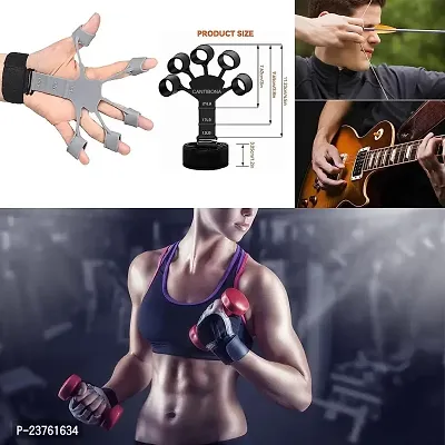 Adjustable Finger Exerciser  Hand Strengthener, Hand Grips for Strength Training, Hand Strengthening Equipment for Therapy- Rock Climbing - Relieve Pain for Arthritis, Carpal Tunnel Grip (Pack of 1)-thumb4