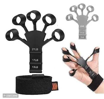 New Finger Gripper Strength Trainer Forearm Exerciser Hand Yoga Resistance Band, Strengthener For Climbing, Guitar, Forearm,Exerciser For Hand, Finger, And Wrist Muscles-Compact And Portable Finger-thumb0