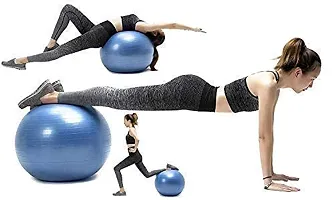 Gym Ball for Exercise Exercise Ball with Foot Pump for Workout Yoga Ball for Women and Men Swiss Ball for Balance Stability Training, Birthing Ball for Pregnancy-thumb1