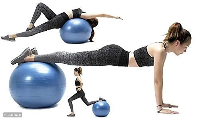 Gym Ball for Exercise Exercise Ball with Foot Pump for Workout Yoga Ball for Women and Men Swiss Ball for Balance Stability Training, Birthing Ball for Pregnancy-thumb2