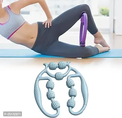Multi Function Muscle Relaxer Yoga Fitness Equipment Neck Arm Leg Waist trigger point and sore muscle relief Massager Stick Foam Roller-thumb3