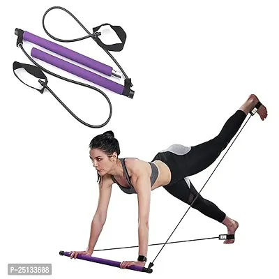 Fitness Pilates Bar, Flexible Fitness Pull Rod Yoga Pull Rod Ergonomically Detailed for Home Gym Fitness Workout(Pilates bar)-thumb0