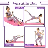 Fitness Pilates Bar, Flexible Fitness Pull Rod Yoga Pull Rod Ergonomically Detailed for Home Gym Fitness Workout(Pilates bar)-thumb3