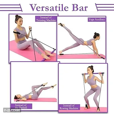 Fitness Pilates Bar, Flexible Fitness Pull Rod Yoga Pull Rod Ergonomically Detailed for Home Gym Fitness Workout(Pilates bar)-thumb4