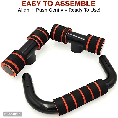 Non-Slip Handles Push-Up Bars Stand | Push Up Handles with Cushioned Foam Grip and Non-Slip Sturdy Structure-thumb5