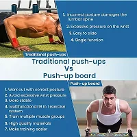 15 in 1 Pushup Board For Men Push Up Board Fitness Equipment Push Up Bar For Home Gym Equipment For Men Pushup Board Women Push Up Stand Exercise Equipment Home Pushup Stand Pushup Bars Pushup Bar-thumb2