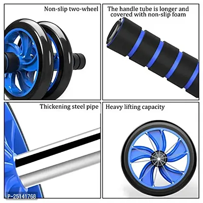 Abs Roller for Exercise Gym for Men  Women | Abs Workout Equipment Premium Ab Wheel Roller For Ab Exercise  Core Strenght-thumb4