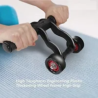 Home Gym 4 Wheel Pro Advance Wheel Roller Abdominal Fitness Trainer And Stomach Exercise Machine Equipment Workout for Men  Women-thumb4