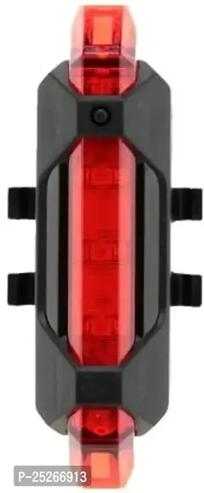 Bicycle LED Head Light USB Rechargeable Light Cycling Lamp Head Light Tail Light (red)