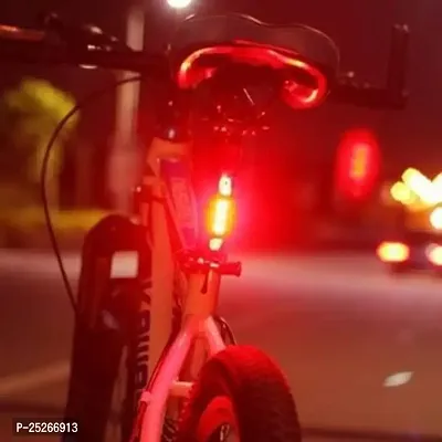 Bicycle LED Head Light USB Rechargeable Light Cycling Lamp Head Light Tail Light (red)-thumb2