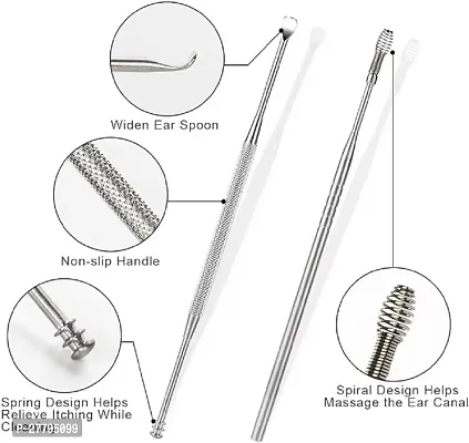 Ear Cleansing Tool Set, Ear Curette Ear Wax Remover Tool-thumb4