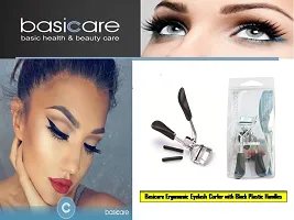 Basicare Ergonomic Eyelash Curler With Black Plastic Handles-thumb2