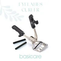 Basicare Women Silver Euro Eyelash Curler With Black Plastic Handles-thumb2