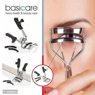 Basicare Women Silver Euro Eyelash Curler With Black Plastic Handles-thumb4